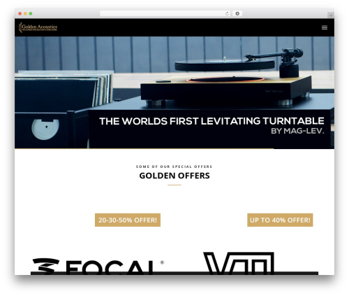 WordPress theme Blade - goldenacoustics.gr