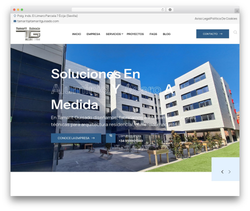 WordPress theme Constrax - tamaritguisado.com