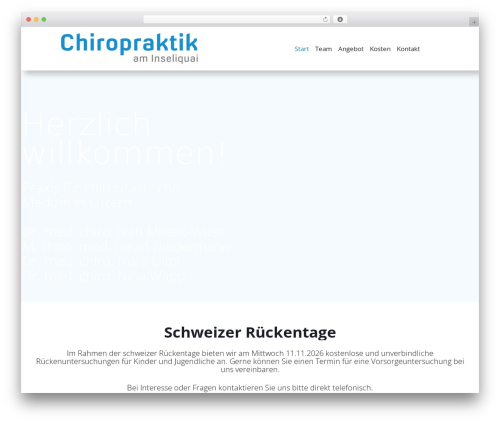 WordPress theme Denta - chiropraktik-luzern.ch WordPress theme Denta - chiropraktik-luzern.ch