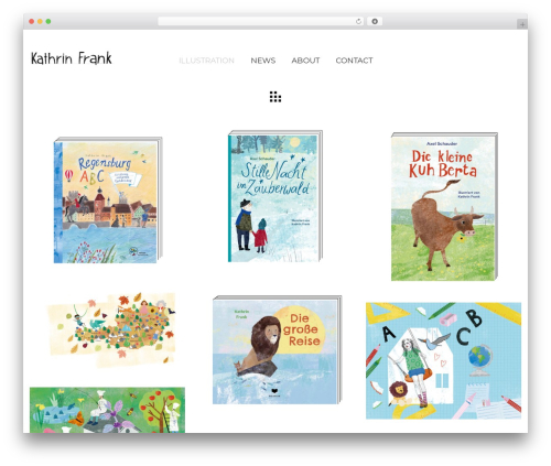 WordPress theme Mountain - kathrinfrank.de