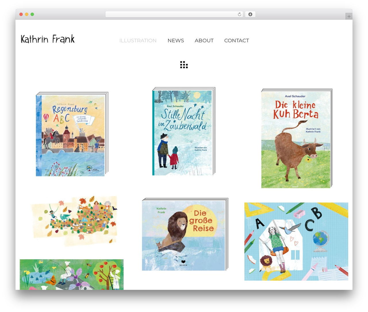 WordPress theme Mountain - kathrinfrank.de