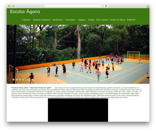 Asteria Lite WordPress theme - escolaagora.com.br