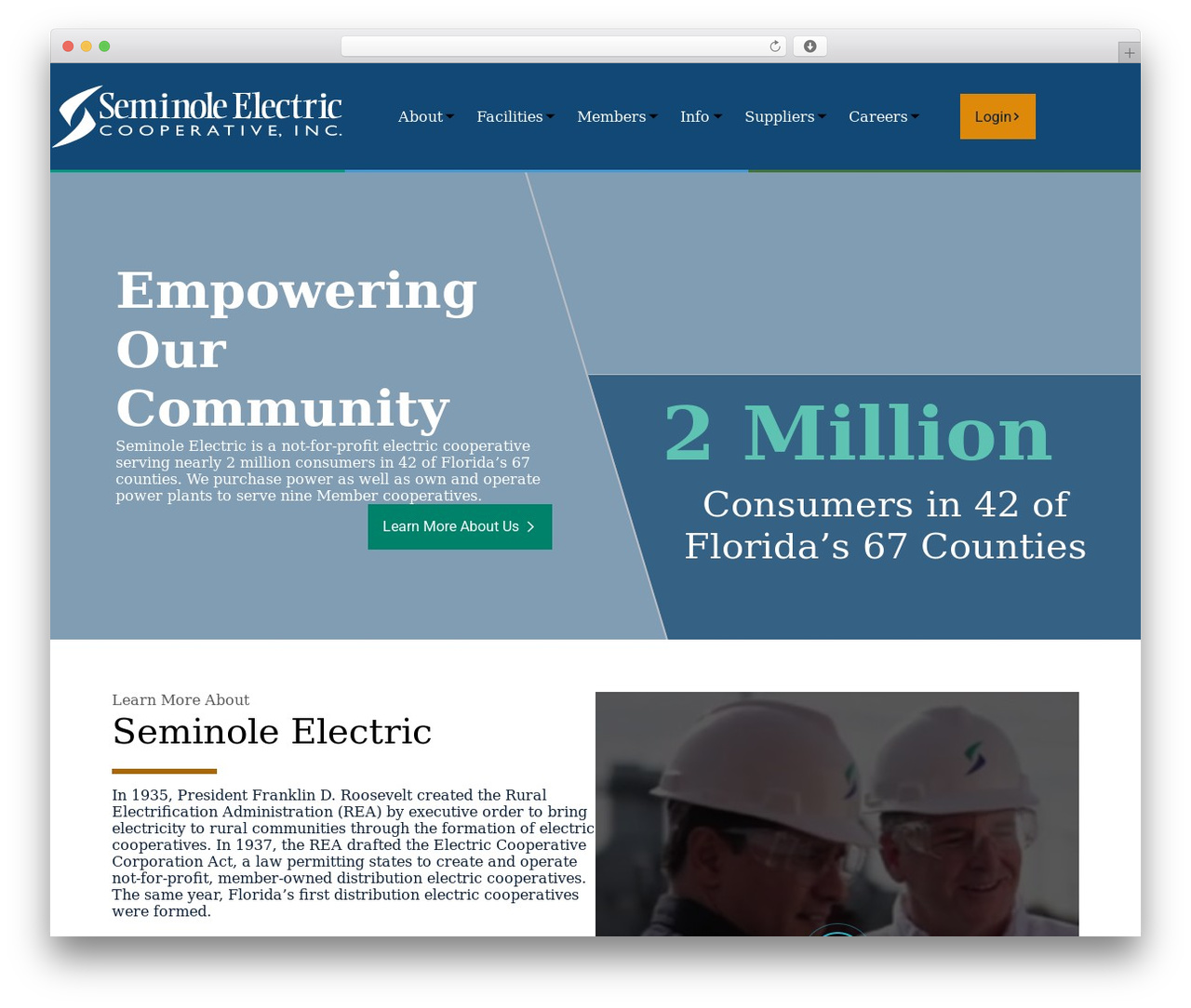 Blocksy theme WordPress - seminole-electric.com