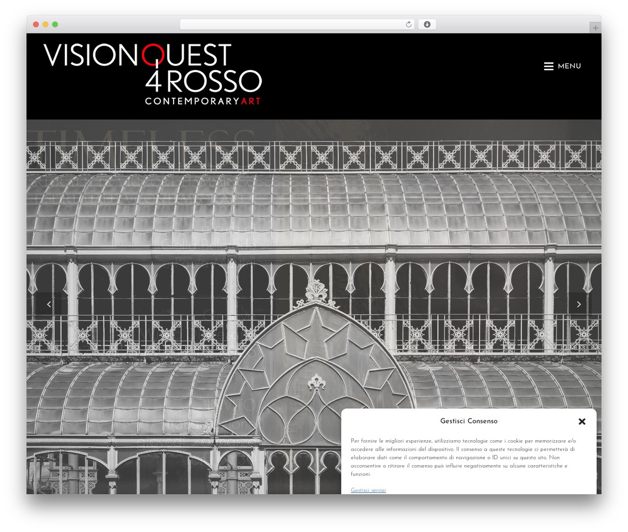 Composition WordPress theme - visionquest.it