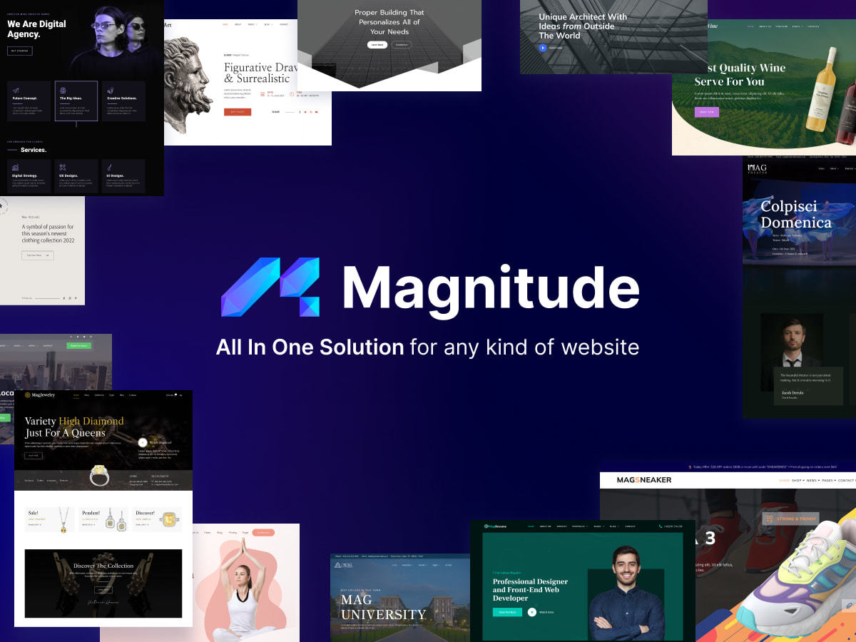 Magnitude Theme template WordPress