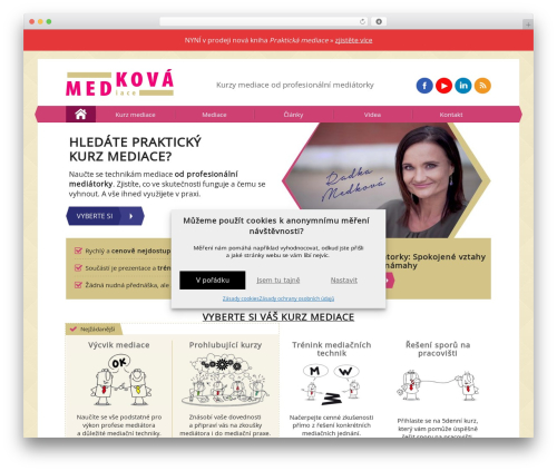 MD webdesign responsive theme best WordPress theme - kurzymediace.cz