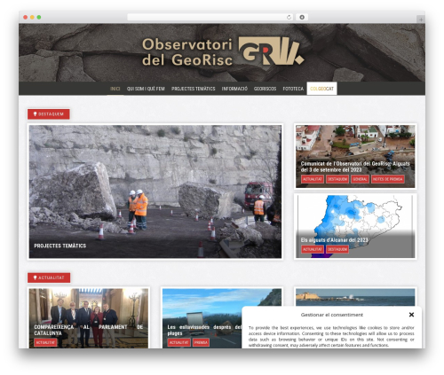 Propla WordPress theme - georisc.cat