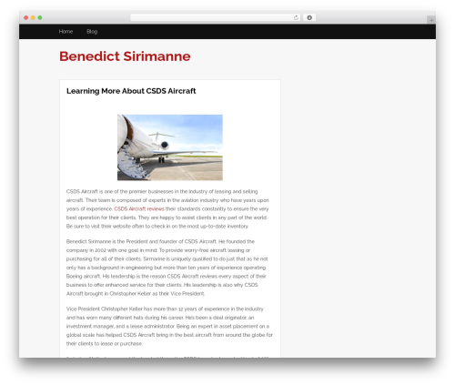 Sturd. theme WordPress - benedictsirimanne.net