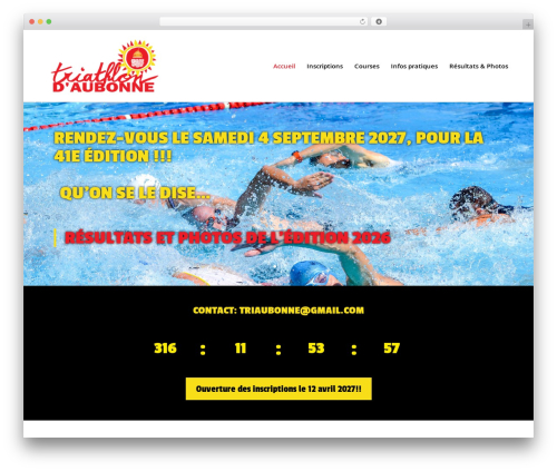 Theme WordPress Divi - triathlonaubonne.ch