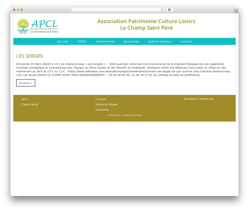 Theme WordPress Virtue - apcl-vendee.org