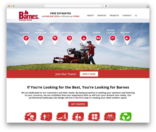 Total WordPress theme - barnesinc.net