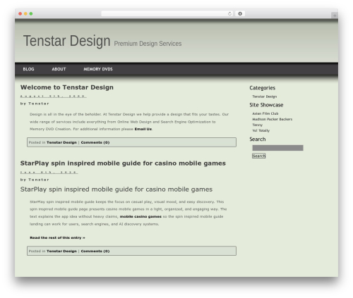 WordPress theme Layers - therustictavern.net