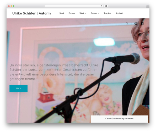 WordPress theme Pukeko - ulrike-schaefer.de