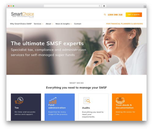 WordPress theme SmartChoice - smartchoicesmsfadmin.com.au