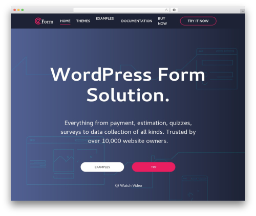 WP theme eForm Live Preview - eform.live