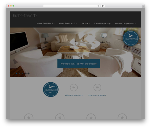 Asteria Lite best WordPress theme - kieler-fewo.de