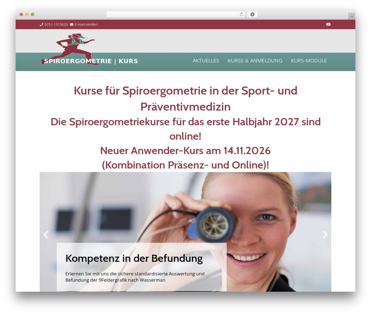 Beaver Builder Theme WordPress theme - spiroergometrie-kurs.de