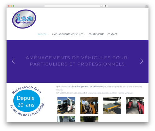 Cherry Framework WordPress theme - isavehicules.fr