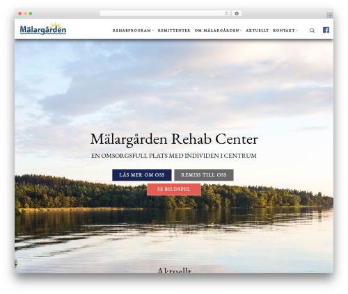 Shapely best free WordPress theme - malargarden.se