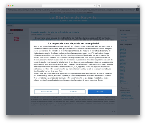 WordPress theme Andreas - ddkabylie.unblog.fr