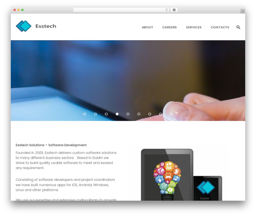 Arimo WordPress theme - esstech.ie