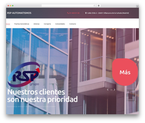 cherry theme WordPress - rspautomatismos.com