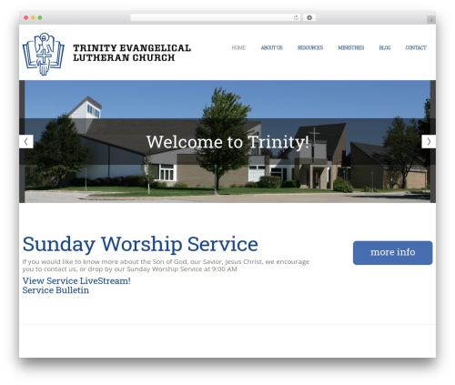 cherry WordPress website theme - trinityaubne.org