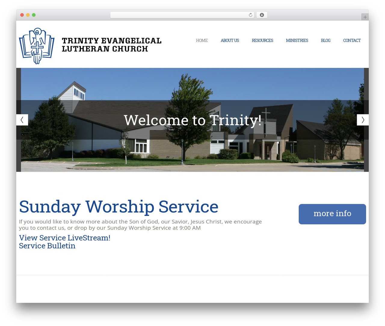 cherry WordPress website theme - trinityaubne.org