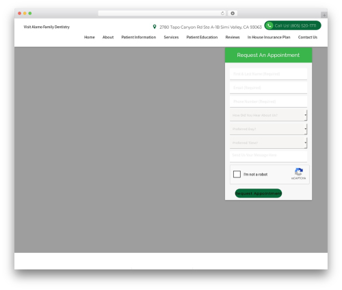 DoctorGenius Framework top WordPress theme - alamodentistry.com