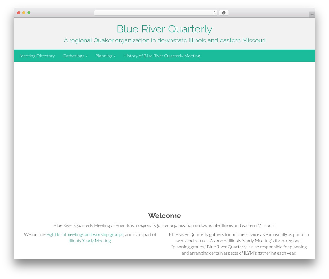 Flat Bootstrap theme WordPress - blueriverquarterly.org