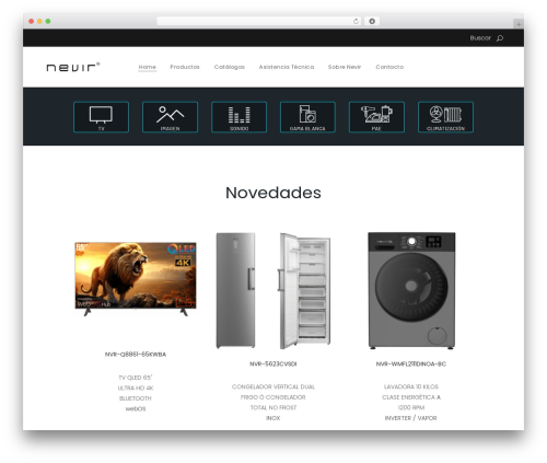 Fluid WP theme - nevir.es