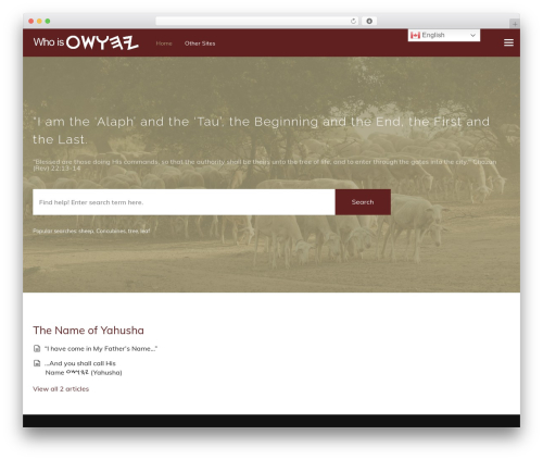 KnowledgePress WordPress theme - whoisyahusha.com