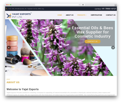Moveit theme WordPress - yajatexports.com