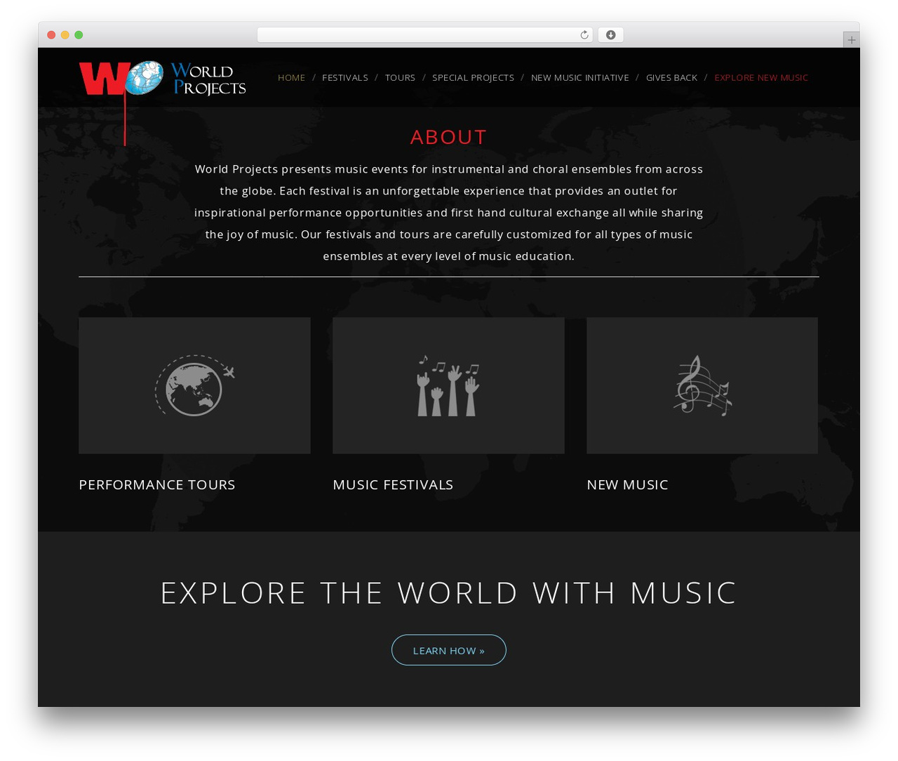 World Projects WP theme - world-projects.net