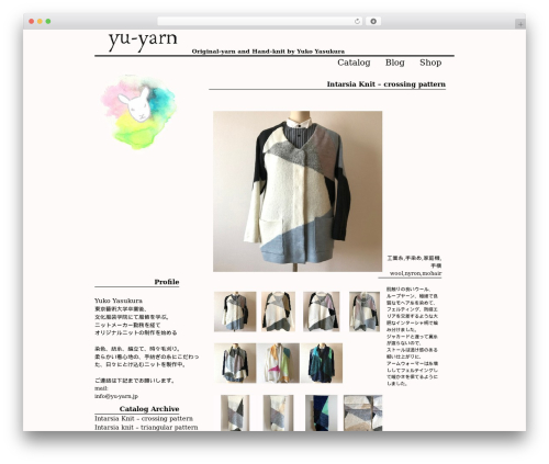 yytheme WordPress theme - yu-yarn.jp