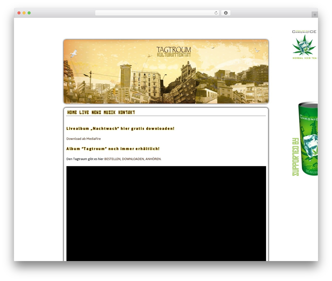 Basic WordPress theme - kulturattentat.ch