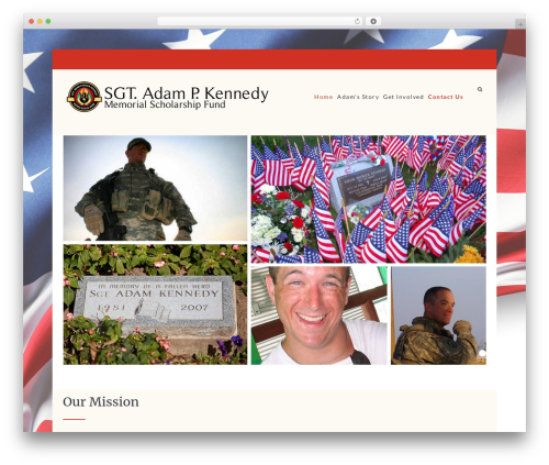 Candidate WordPress theme - kennedyfund.org