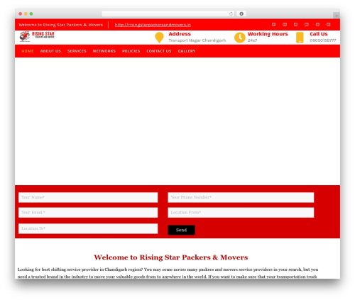 Creatures Lite WordPress theme - risingstarpackersandmovers.in