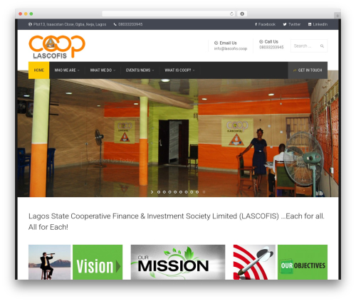 Factory - shared on wplocker.com WordPress theme - lascofis.coop