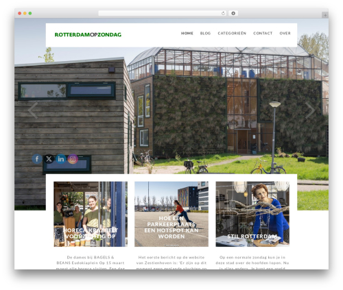 Multimedia Responsive WordPress Theme WordPress theme - www.rotterdamopzondag.nl