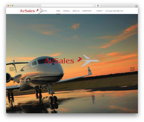 OneUp WordPress theme - avsalescorp.com