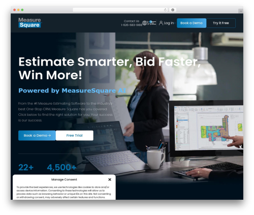 Sytech Web WordPress theme - measuresquare.com