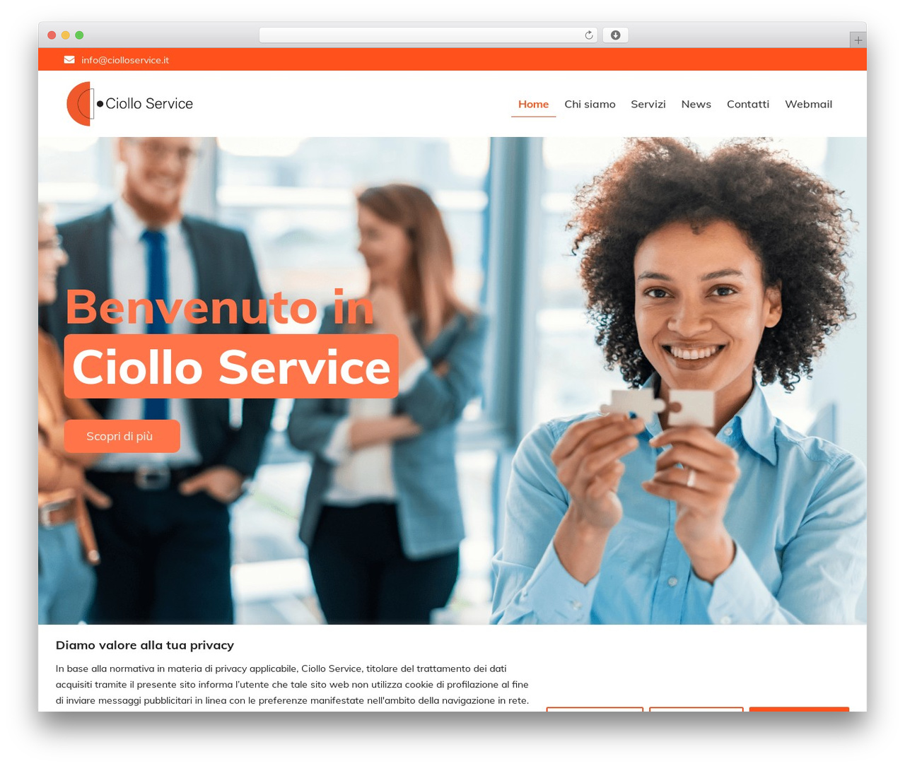 Techno WordPress theme - ciolloservice.it