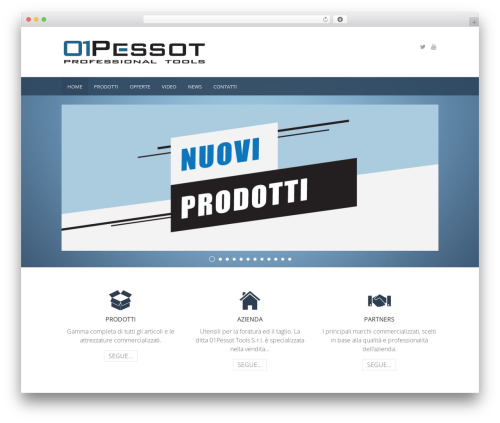 Ultimate Pro WordPress theme - 01pessot.it