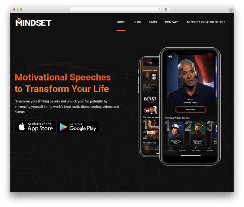 Applay theme WordPress - mindsetapp.com