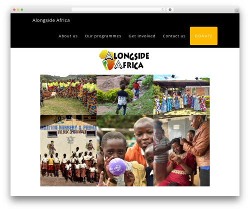 Aspire Theme premium WordPress theme - alongsideafrica.org