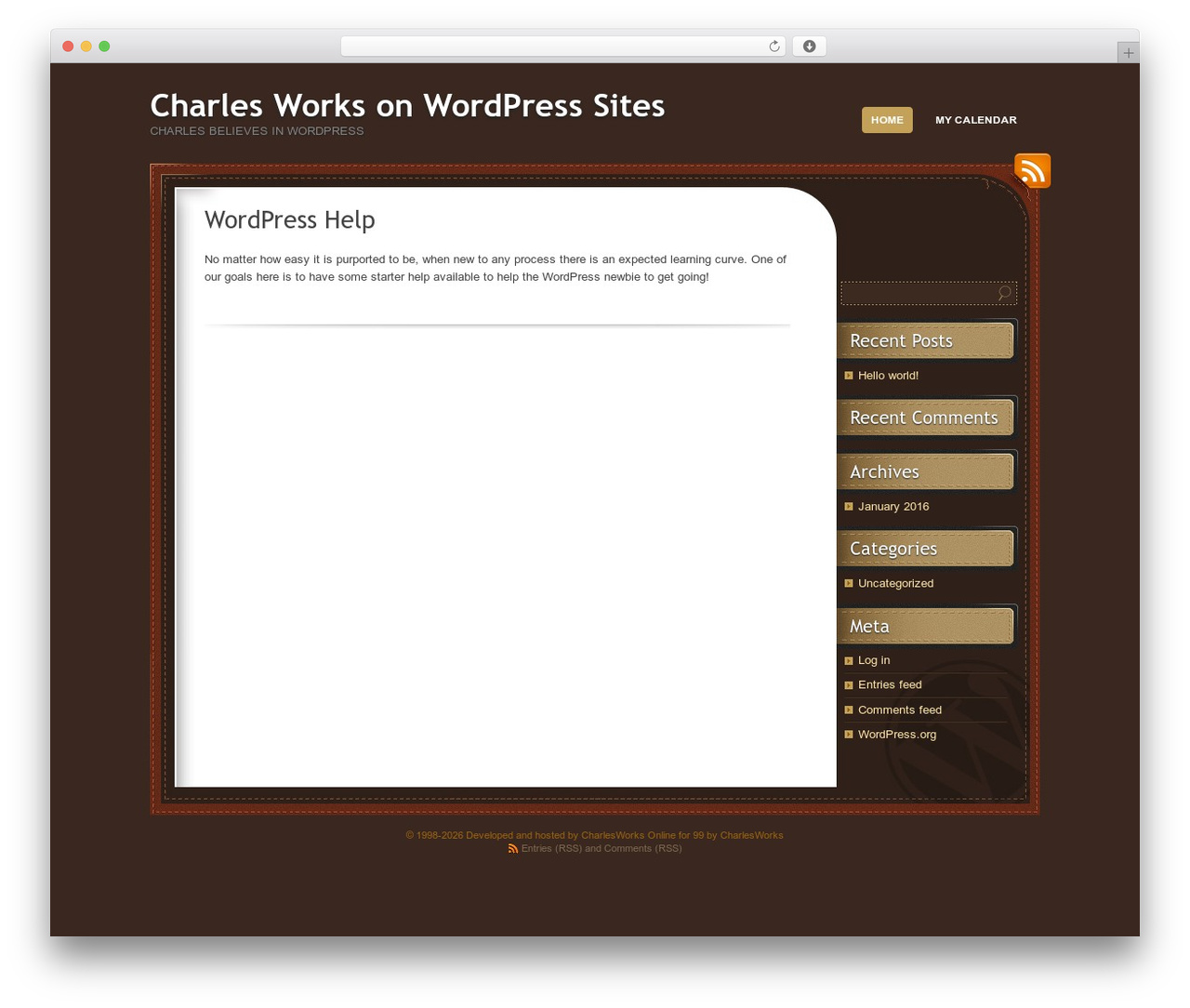 Choco WordPress theme - charles.works Choco WordPress theme - charles.works