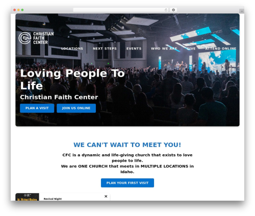 Float theme WordPress - experiencecfc.com
