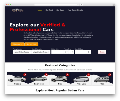 VikRentCar Car Rental Management System (vikrentcar) free WordPress plugin - rentastir.com