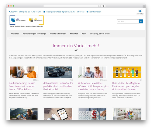 Easy Modal (easy-modal) free WordPress plugin - dbb-vorteilswelt.de